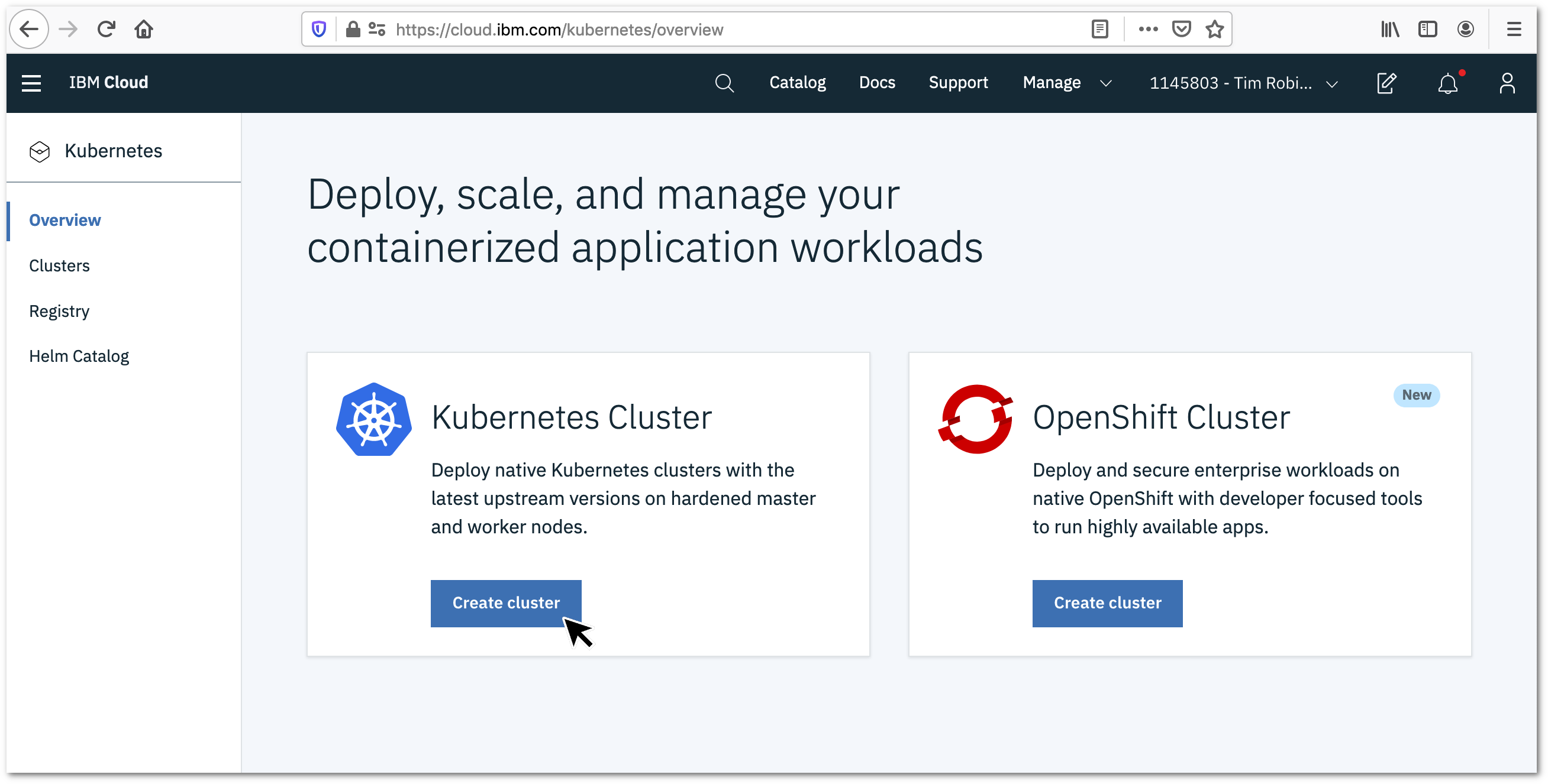 Kubernetes dashboard